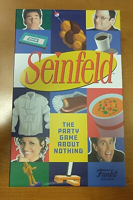 #ad FUNKO GAMES: Seinfeld The Party Game About Nothing 2 8 Players Ages 14 5A $10.00