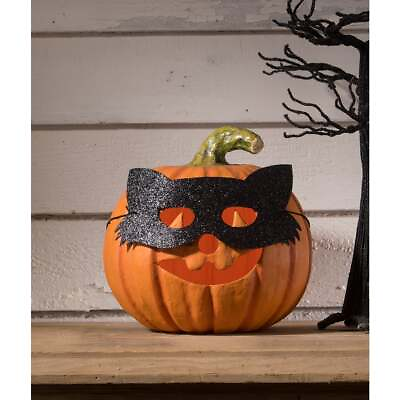 #ad Bethany Lowe Halloween Cat Masquerade Pumpkin TJ3307 $89.00