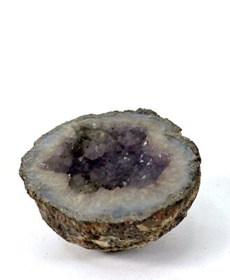 #ad 3” Amethyst Geode Authentic Crystal Find Very Heavy Rock Core Purple Chankras $22.46
