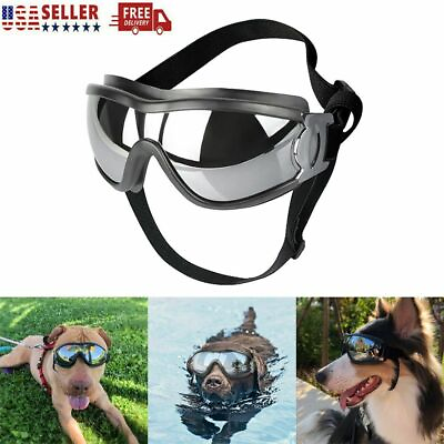 Windproof Dog Goggles Sunglasses UV Protection For Medium Large Dogs Glasses $9.82