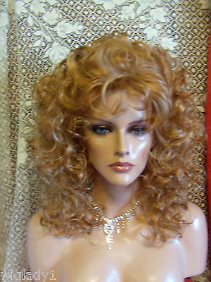 #ad SIN CITY WIGS SPECIAL 50#x27;s GYPSY LOOK PICK YOUR COLOR SEXY CURLY CURLS STRIKING $80.10