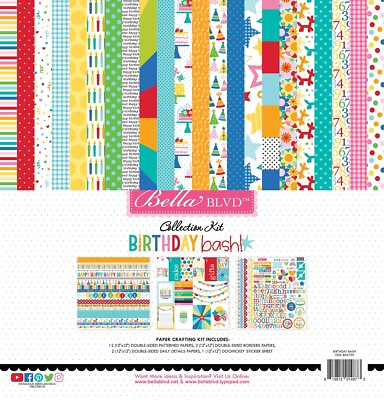 #ad Bella Blvd Collection Kit 12quot;X12quot; Birthday Bash $32.16
