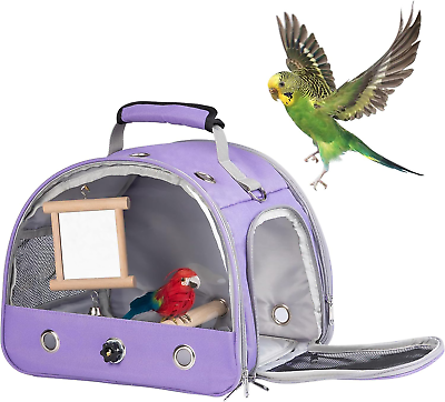 #ad #ad Bird Carrier Travel Cage Breathable Birds Bag Pet Backpack Carriers for Parrot P $27.09