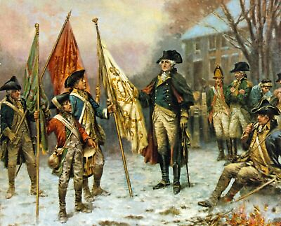 #ad George Washington After The Battle Of Trenton art painting print $7.99