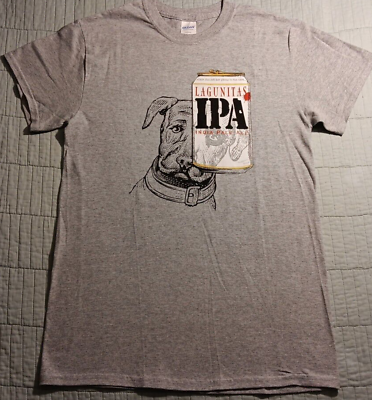 #ad Men#x27;s S Gray Lagunitas Brewing Co. Lagunitas IPA Graphic Beer Collection T Shirt $16.00