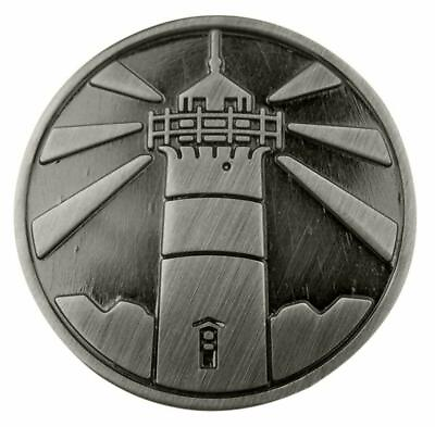 #ad Silver Tone Faithful Protector Lighthouse Pocket Token with Prayer 1 1 4 Inch $12.88