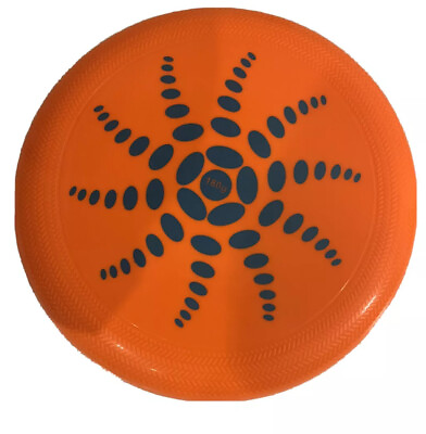 #ad Orange Color Hard Cover Flying Disc frisbee Fast Speed Throw. $9.99