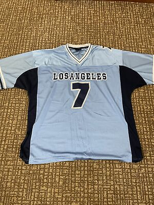 #ad Los Angeles 7 Jersey 7 Celo 2XL Men’s 2xlarge Dark And Light Blue Clean $25.99