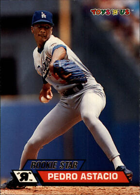 #ad 1993 Toys#x27;R#x27;Us Baseball Card #44 Pedro Astacio $1.49