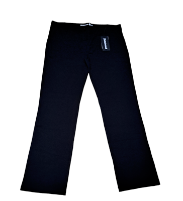 #ad Betabrand Women#x27;s Yoga Office Workwear Black Dress Pants Straight Leg 2XL $49.00