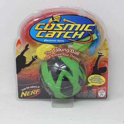 #ad NERF Green Cosmic Catch Talking Ball NEW OPEN Hasbro Electronic Game READ $39.99