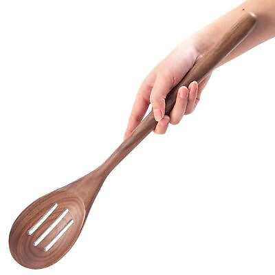 #ad LOCDION Large Wooden Slotted Spoon for Cooking17 Inch Giant Wooden Cooking Sp... $21.09