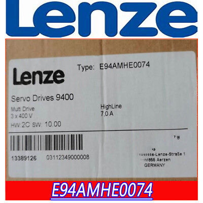 #ad #ad Lenze Series Brand New FREE SHIPPING US Stock ​for Model E94AMHE0074 $3858.00