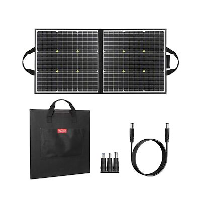 #ad 100W 18V Portable Solar Panel FF FLASHFISH Foldable Solar Charger with 5V US... $149.45