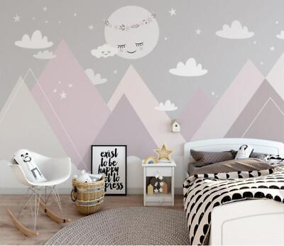 #ad 3D Gentle White Moon D5664 Wall Paper Wall Print Decal Deco Wall Mural CA Romy C $386.99
