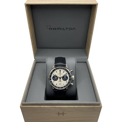 #ad Hamilton Intra Matic Chronograph Steel Silver Dial Automatic Men Watch H38416711 $1699.00