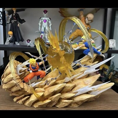 #ad Goku vs Vegeta Dragonball Z Model Statue Action Figure Figurine Toy $83.99