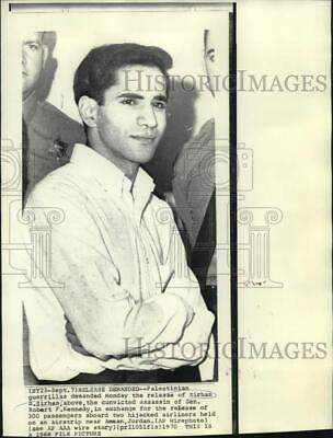 #ad 1968 Press Photo Sirhan Sirhan convicted assassin of Senator Robert Kennedy $16.99