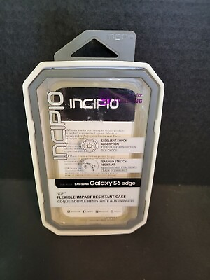 #ad NEW Authentic Incipio NGP Case for Samsung Galaxy S6 Edge Frosted Clear $7.99