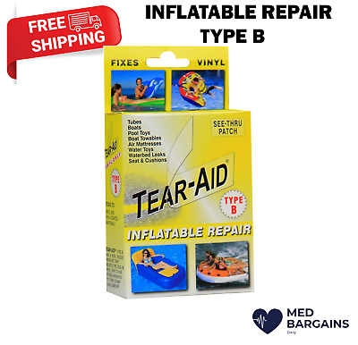 #ad Tear Aid Vinyl Inflatable Repair Kit Yellow Box Type B $6.95