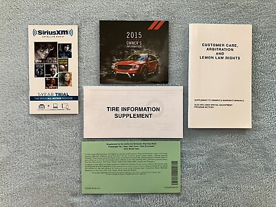 #ad 2015 DODGE JOURNEY OWNERS MANUAL USER GUIDE MANUAL SET WITH CASE $20.00