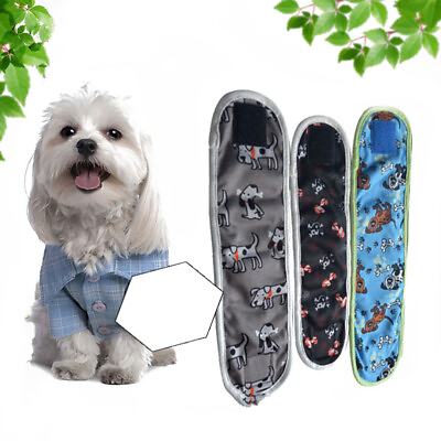 #ad Reusable Belly Bands for Small Male Dogs 3 Pack $12.55