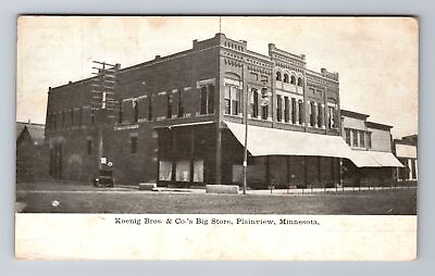 #ad Plainview MN Minnesota Koenig Bros amp; Co#x27;s Big Store Antique Vintage Postcard $8.99