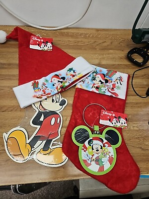 #ad Mickey Mouse Christmas Lot $45.00