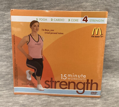 #ad McDonalds YOGA 15 Minute Core Cardio Strength Exercise Workout DVD New $9.95