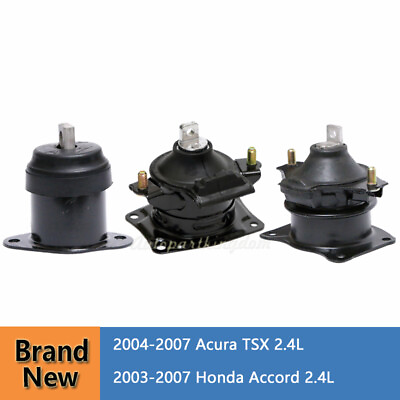#ad 3PCS Replacement Engine Motor Mount fits 03 07 Accord 2.4L 04 06 Acura TSX 2.4L $52.00