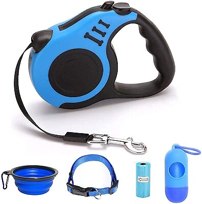 #ad Retractable Dog Leash for Medium Small Dogs and Cats 16.5FT Tangle Free Hea... $17.81