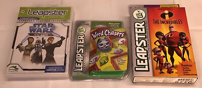 #ad Lot of 3 Leapster Games SEALED $12.99