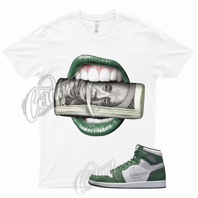ROLL T for 1 Retro Gorge Green High Metallic Silver White Shirt To Match Pine $24.29
