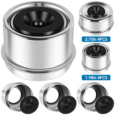 #ad 4Pcs Trailer Axle Grease Cover Trailer Wheel Hub Trailer Bearing Dust Cover WR $10.83
