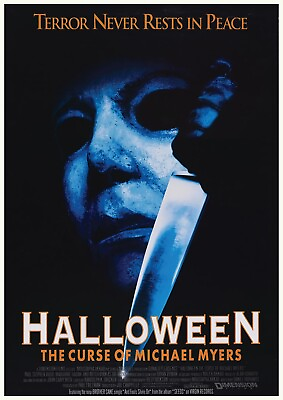 #ad Halloween 6 curse of michael myers Movie Poster Film plakat $11.00