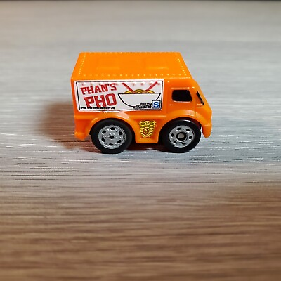 Phans Pho Nano Speed Pull Back Tiny Orange 1quot; Food Truck Small Car Noodles Ramen $8.46