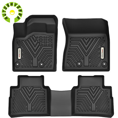 #ad 3D Molded Floor Mats for 2021 2024 Nissan Rogue Rubber All Weather TPE Car Liner $60.99
