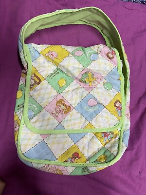 #ad Vintage Cabbage Patch Kids Doll Quilted Diaper Bag 1983 $10.00