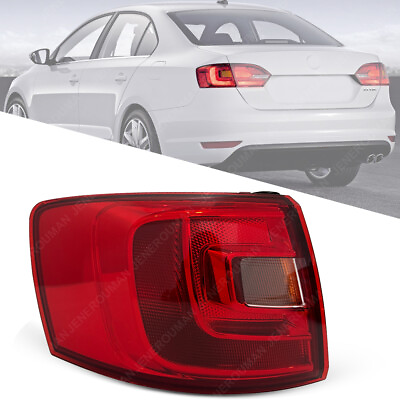#ad Driver LH Left Outer Tail Light Rear Lamp Shell 11 14 Volkswagen Jetta Taillight $48.96