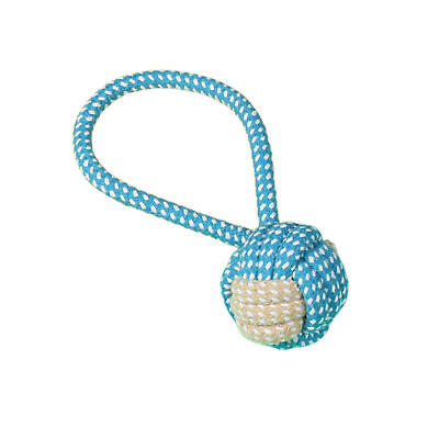 #ad Dog Hand woven Toy Set for Dogs Cats Bite resistant Cotton Rope Knot Ball Teeth $20.26