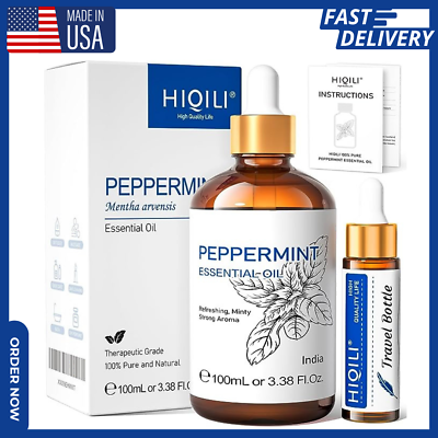 #ad Peppermint Essential Pest Control Oil For Mice Spiders Ants Fleas Roaches Roden* $14.87