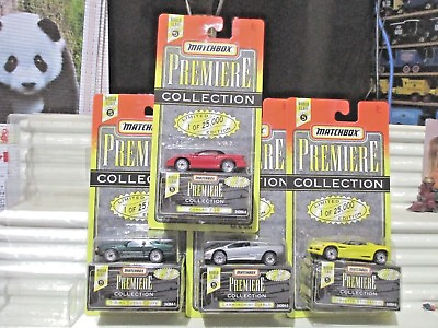 #ad Matchbox 1995 Premiere World Class #5 FIVE Cars Nu Mint in Mint Boxes Packages $44.99