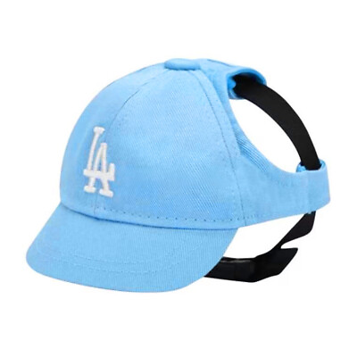 #ad LA Dodgers Dog Baseball Hat Baby Blue MLB Los Angeles LA Hat for dogs SMLX $25.00