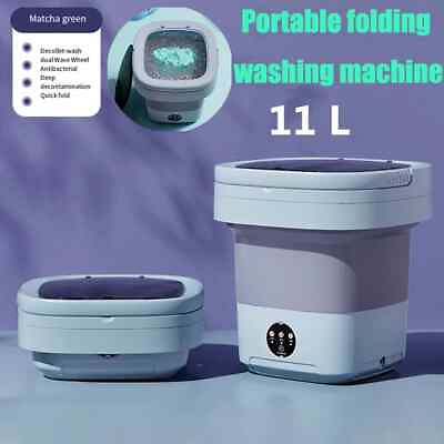 #ad Hand Washing Machine Soft Clothes Folding Mini 8l Ultra Electric Portable Small $192.52