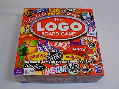 #ad The Logo Board Game About Brands Family Night FUN Ages 12 Adult 100% COMPLETE $25.99