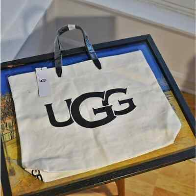 #ad NWT UGG Canvas Logo Tote $54.00