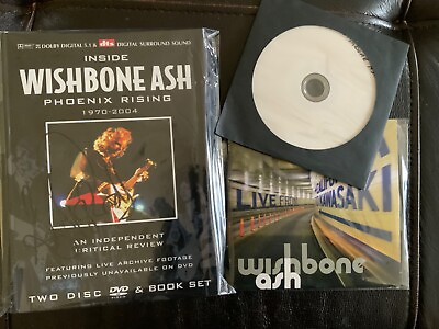#ad 5 CD DVD Lot Wishbone Ash Andy Powell Autographed Signed Live 1970’s 2000’s $73.88