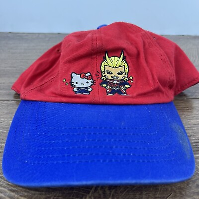 #ad Super Hero Kitty Hat Red Cap Adjustable Hat Red Adult Fit Hat $7.20