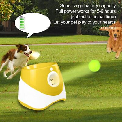 #ad Interactive Pet Ball Launcher Auto Thrower for Dogs Fun Fetch Game $84.57