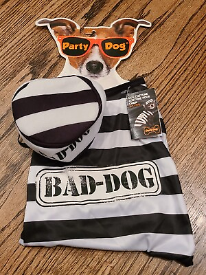 Dog Halloween Costume quot;Bad Dogquot; Size M L Small Breed Dogs NEW $14.99